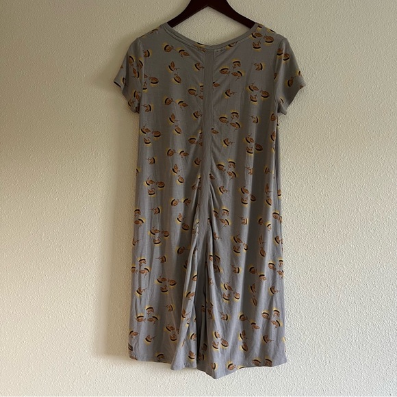 Matilda Jane Item # 23617T Gray Fall T Shirt Dress Size Small - Picture 7 of 11